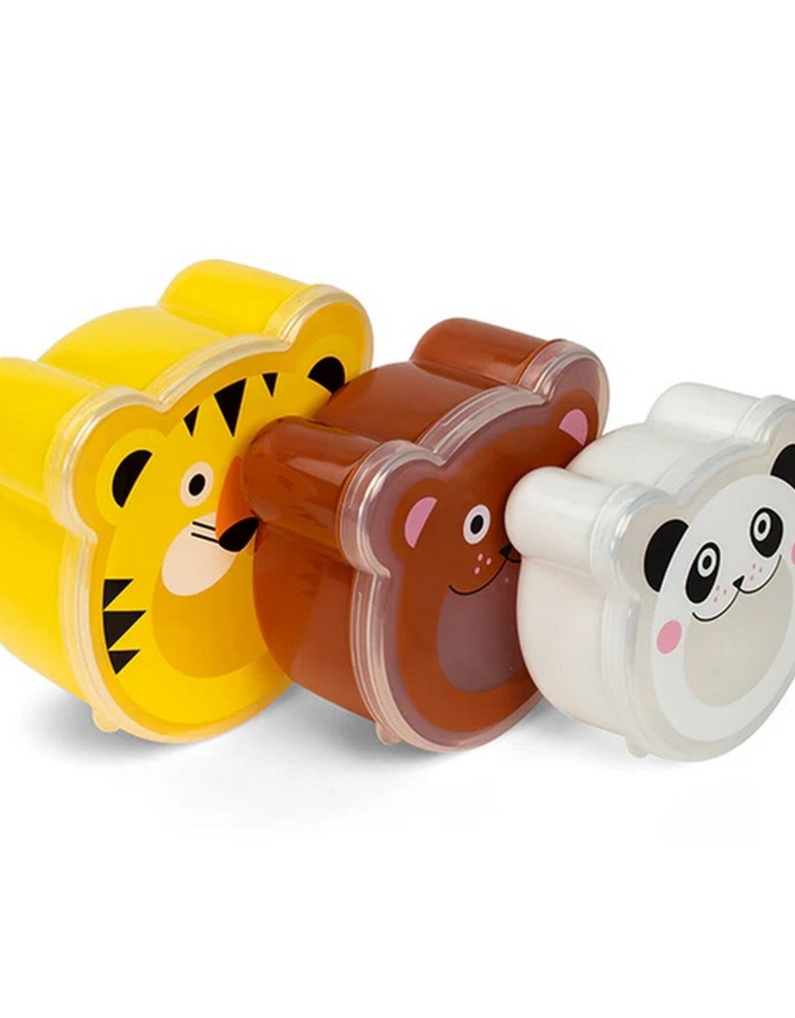 Kikkerland Snack Boxes on the go Set van 3