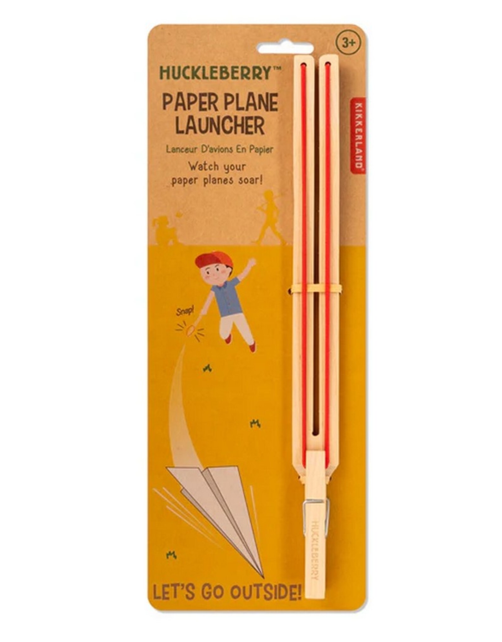 Kikkerland Huckleberry Paper Plane Launcher