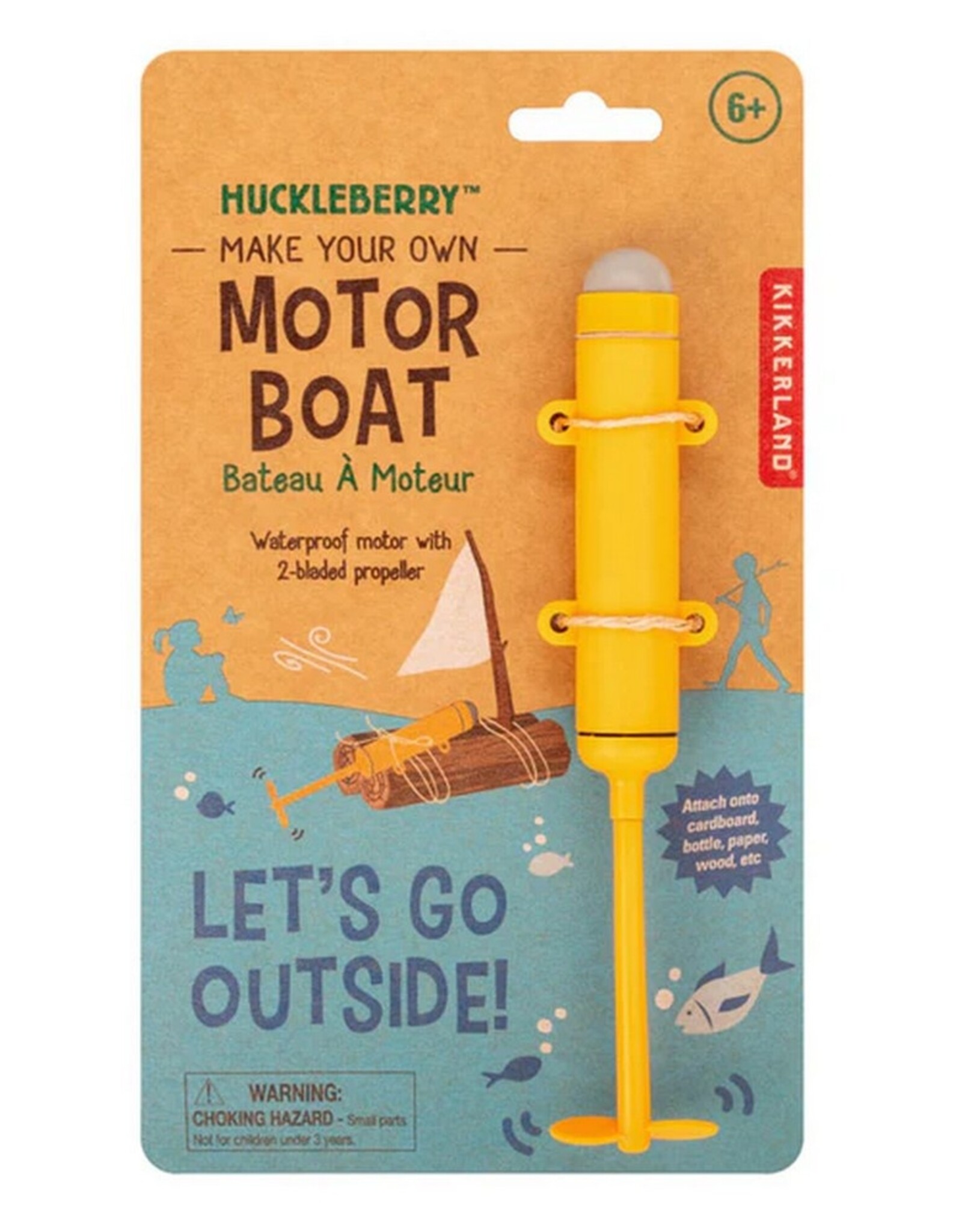 Kikkerland Huckleberry Make your own Motor Boat