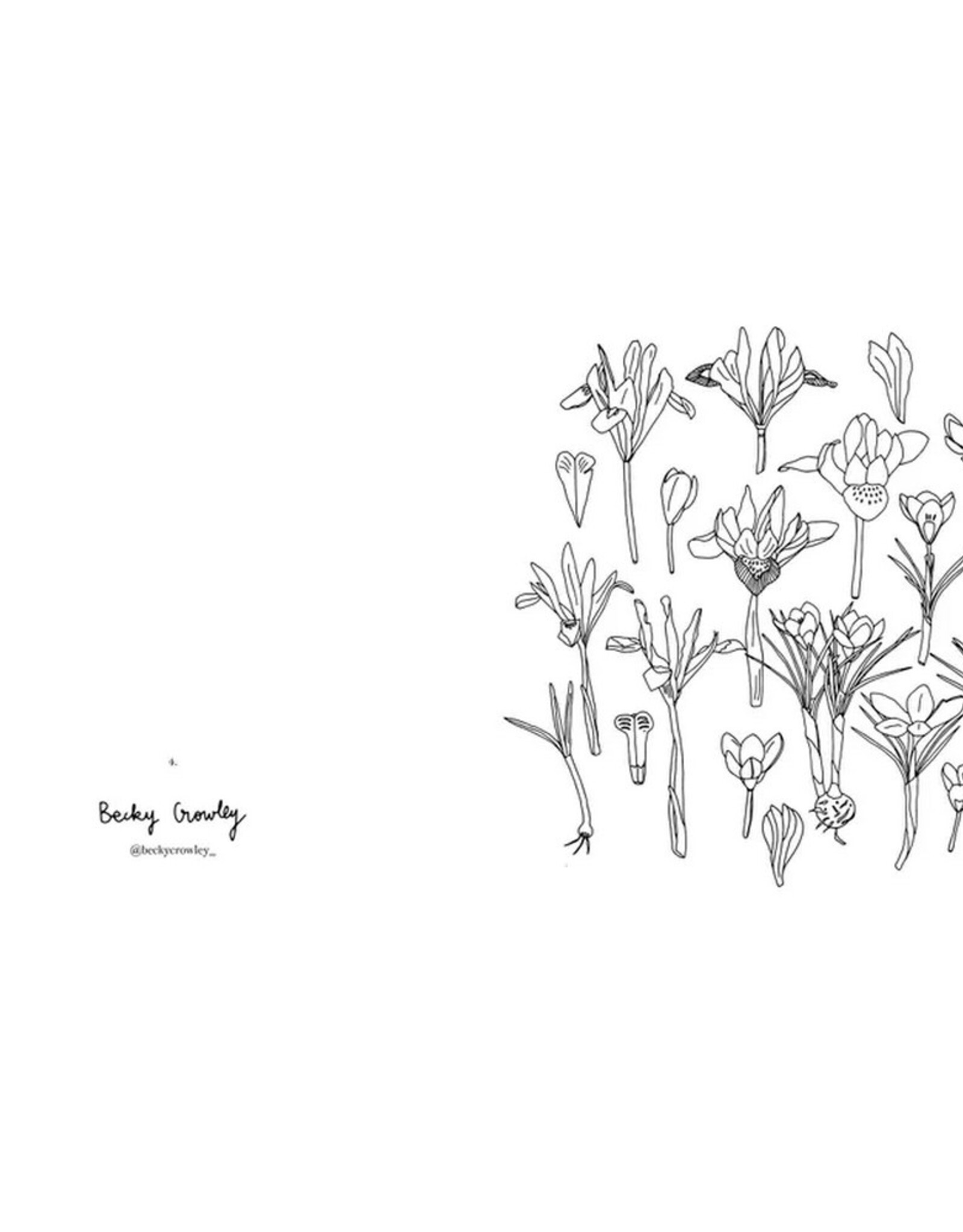 Hachette Livre Kleurboek Fleurs