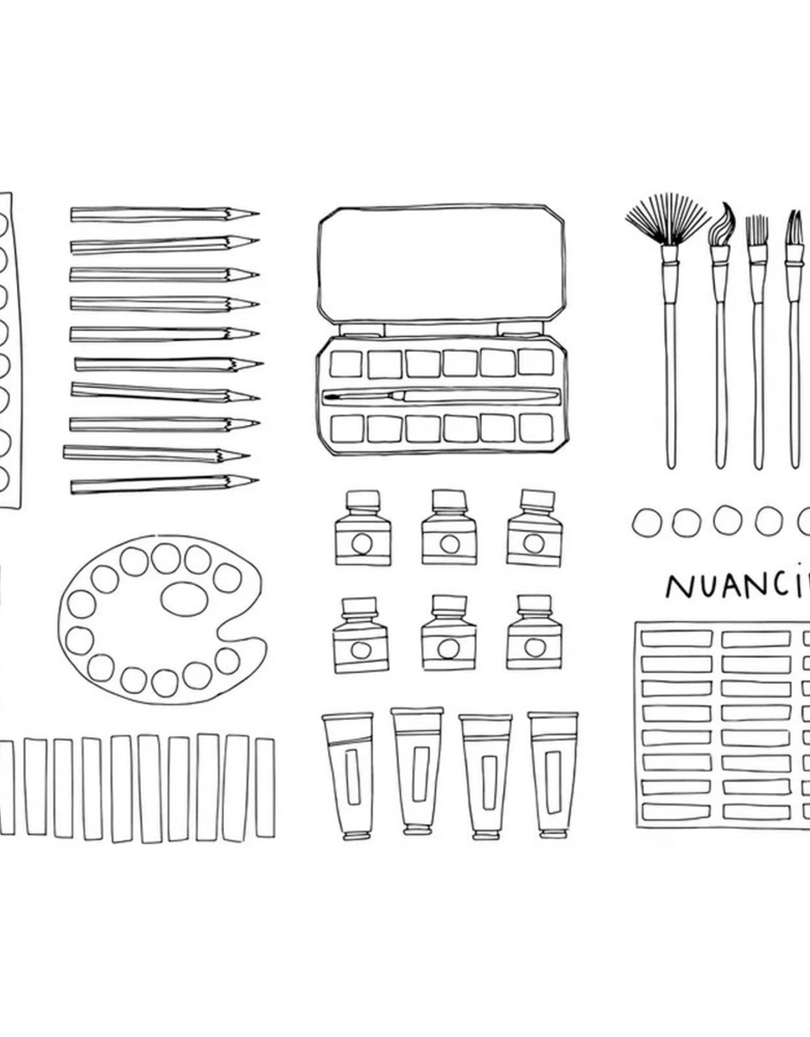 Hachette Livre Kleurboek Fleurs