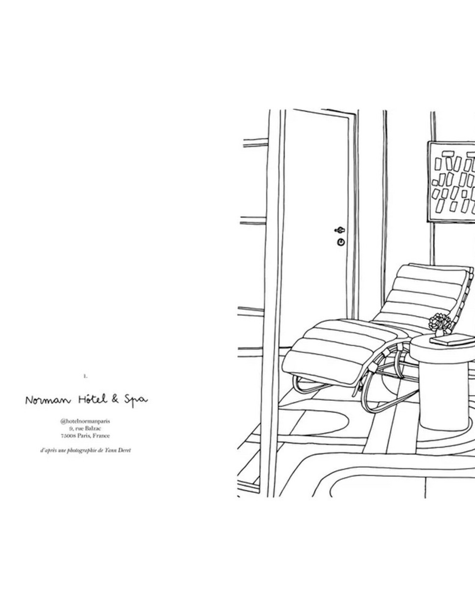 Hachette Livre Kleurboek Hôtels