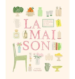 Hachette Livre Kleur- en stickerboek La Maison