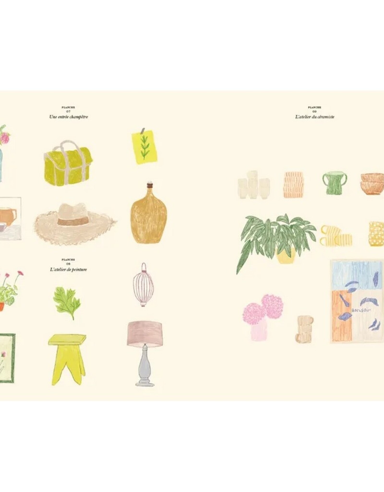 Hachette Livre Kleur- en stickerboek La Maison