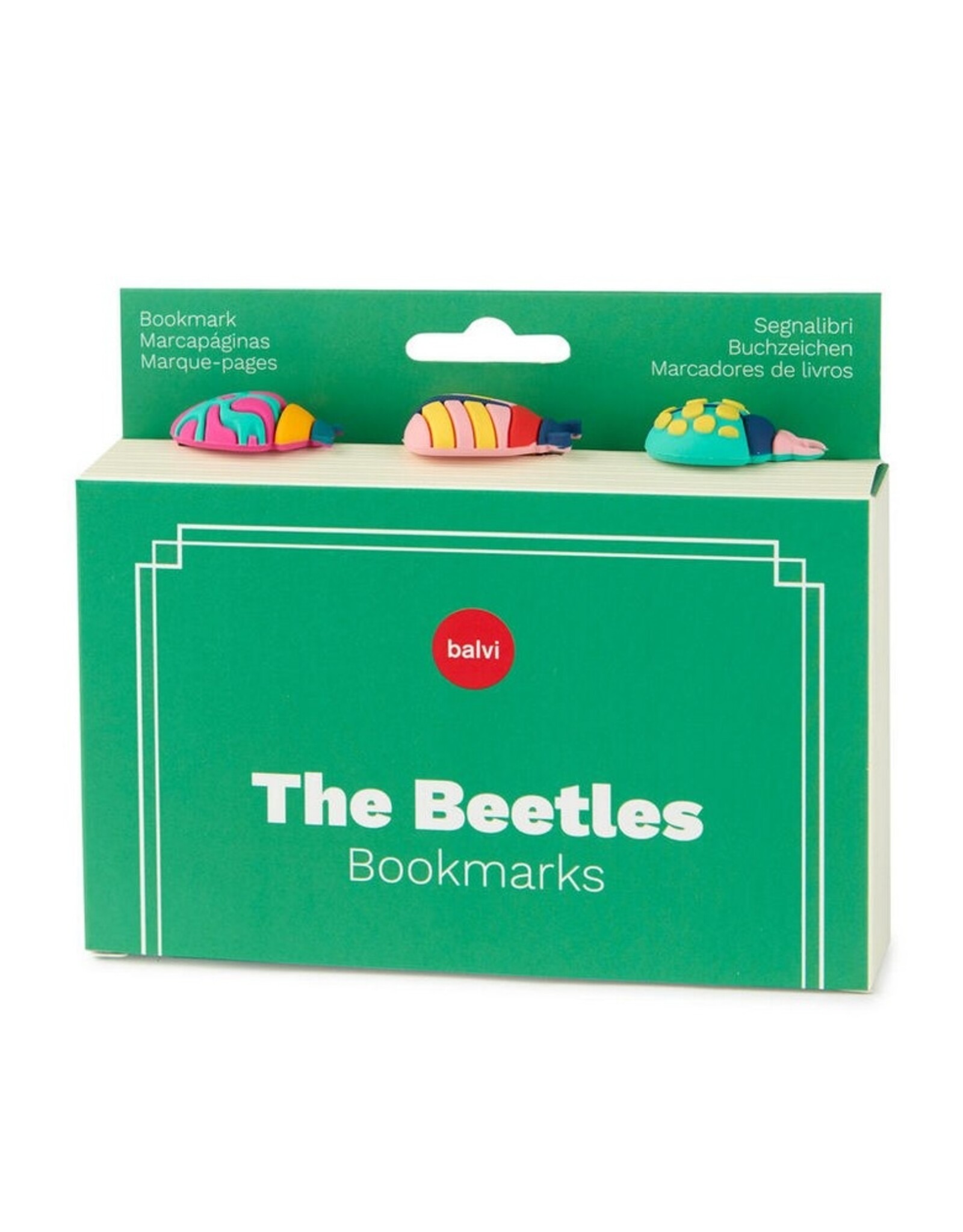 Balvi BookmarksThe Beetles 3 stuks