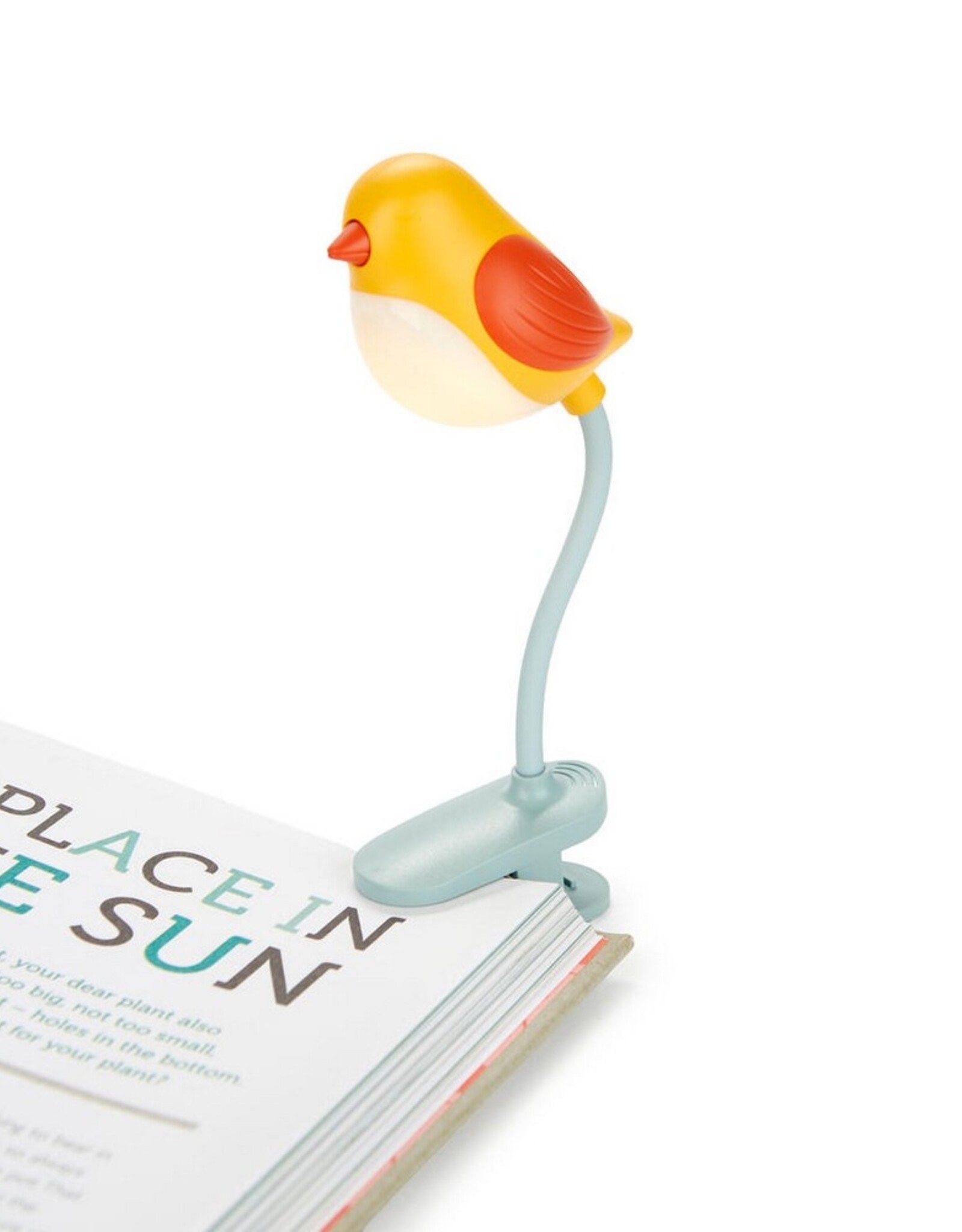 Balvi Boeklampje Birdie Geel