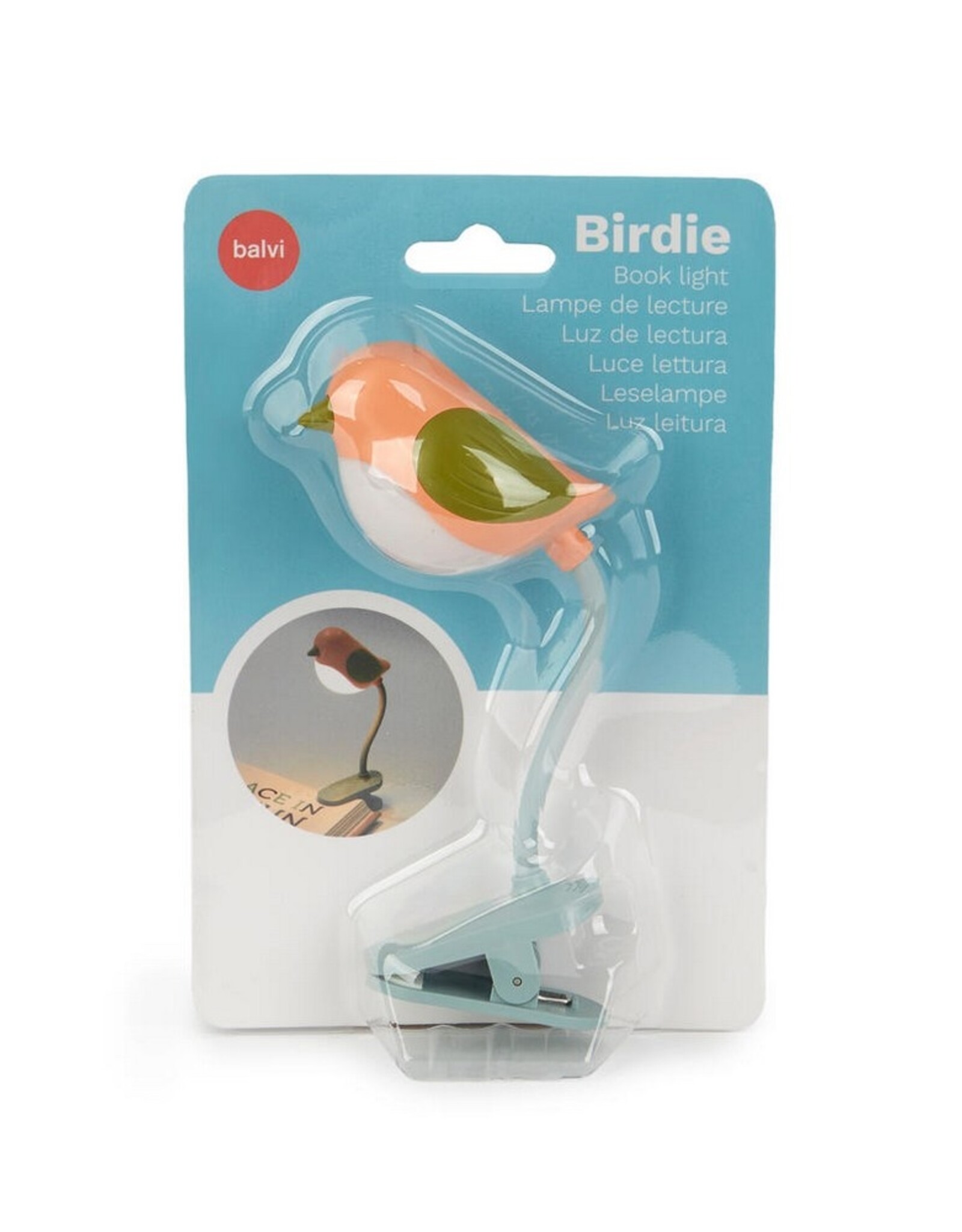 Balvi Boeklampje Birdie Roze