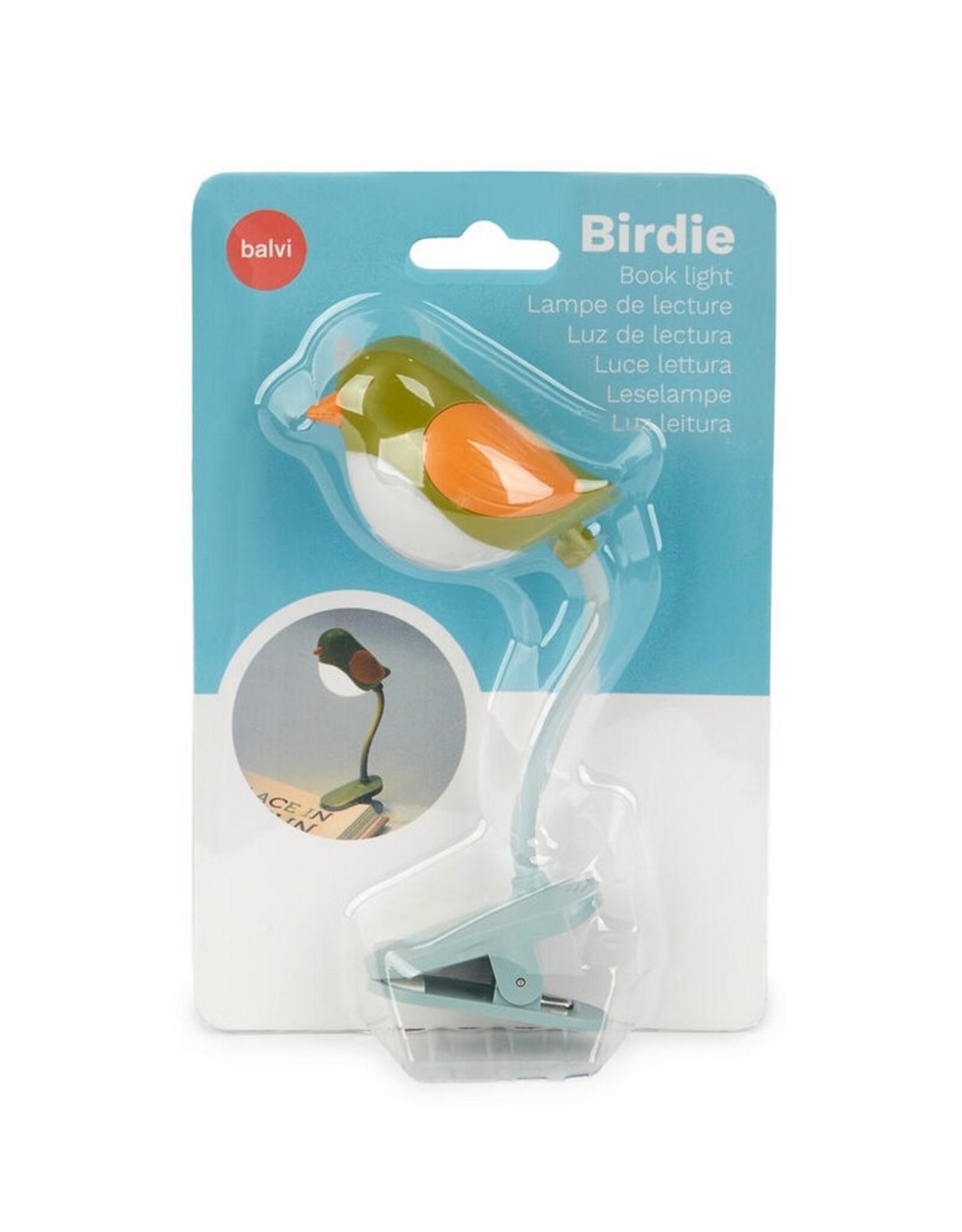 Balvi Boeklampje Birdie Groen