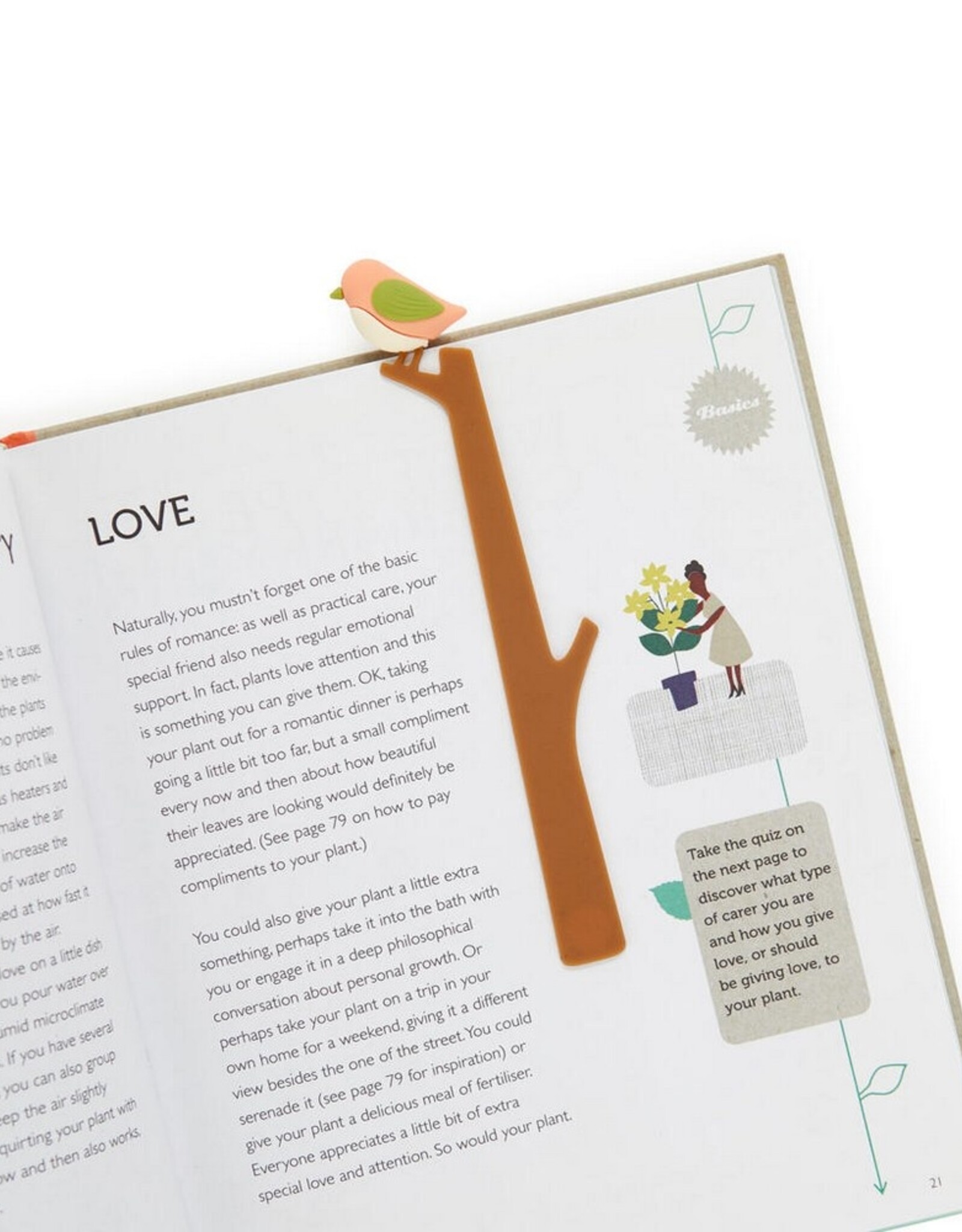 Balvi Boekenlegger Birdie Roze