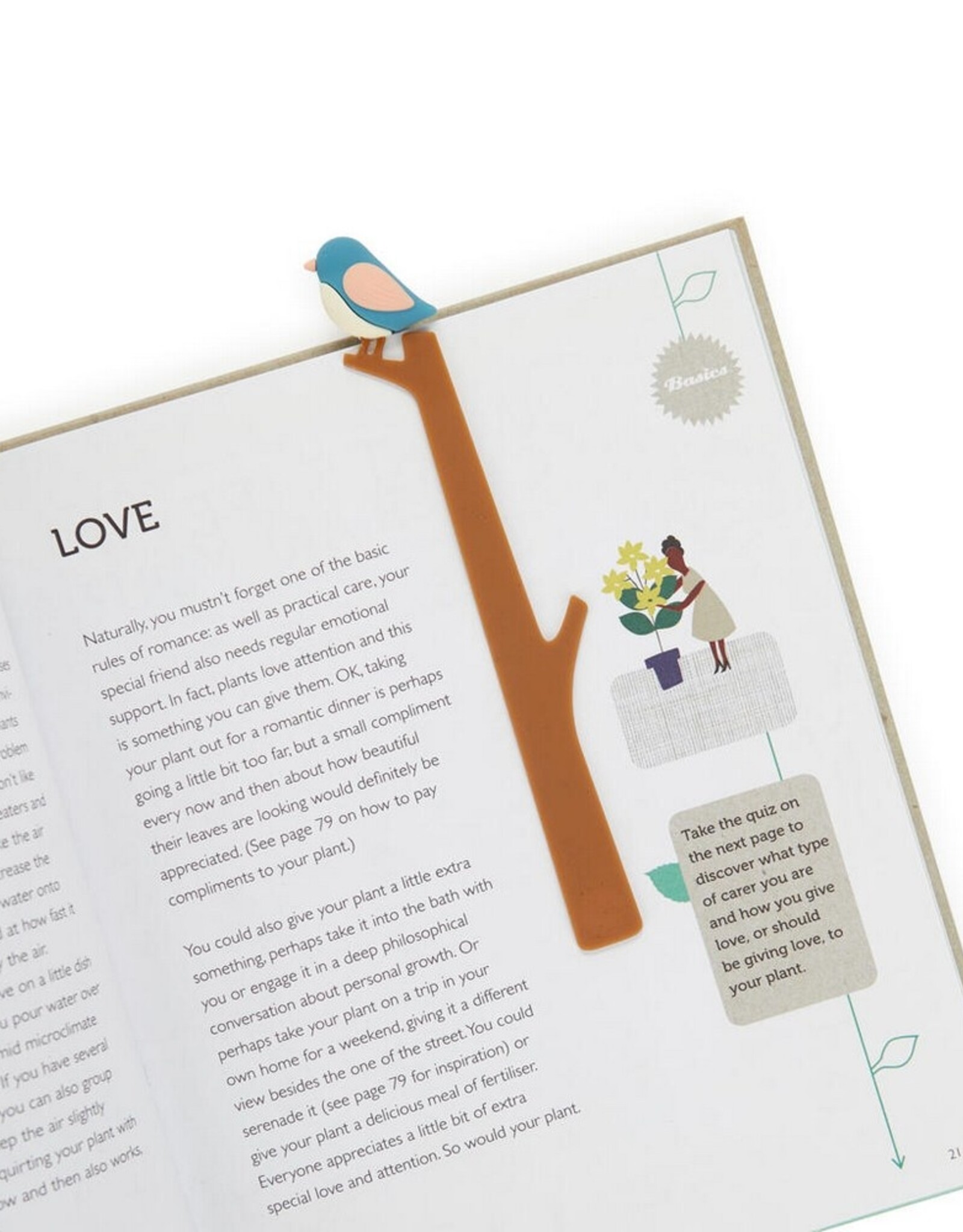 Balvi Boekenlegger Birdie Blauw
