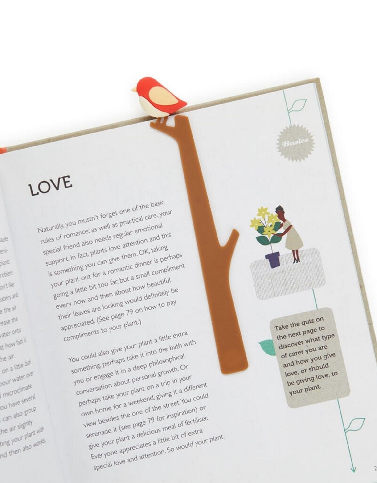 Balvi Boekenlegger Birdie Rood