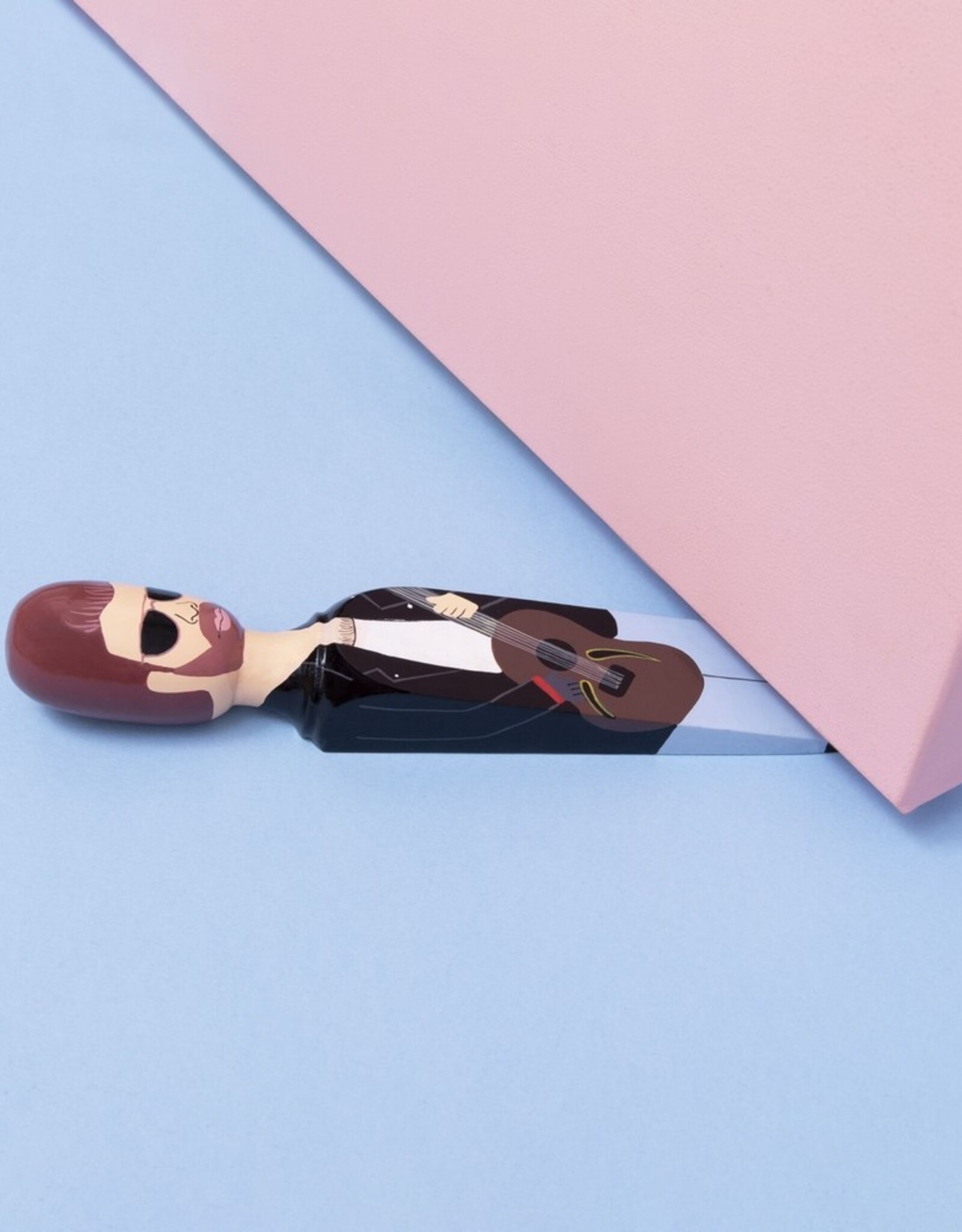 Meet the Wedgies Deurstopper Georg The Pop Star (Leather Jacket Outfit)