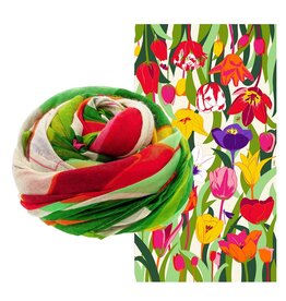 Pylones Sjaal Balade Tulips 180 x 100 cm