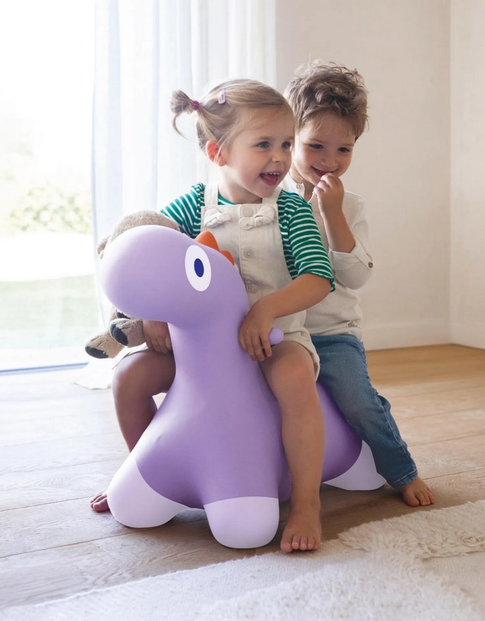 Quut Hoppi Bouncing Dino Lilac