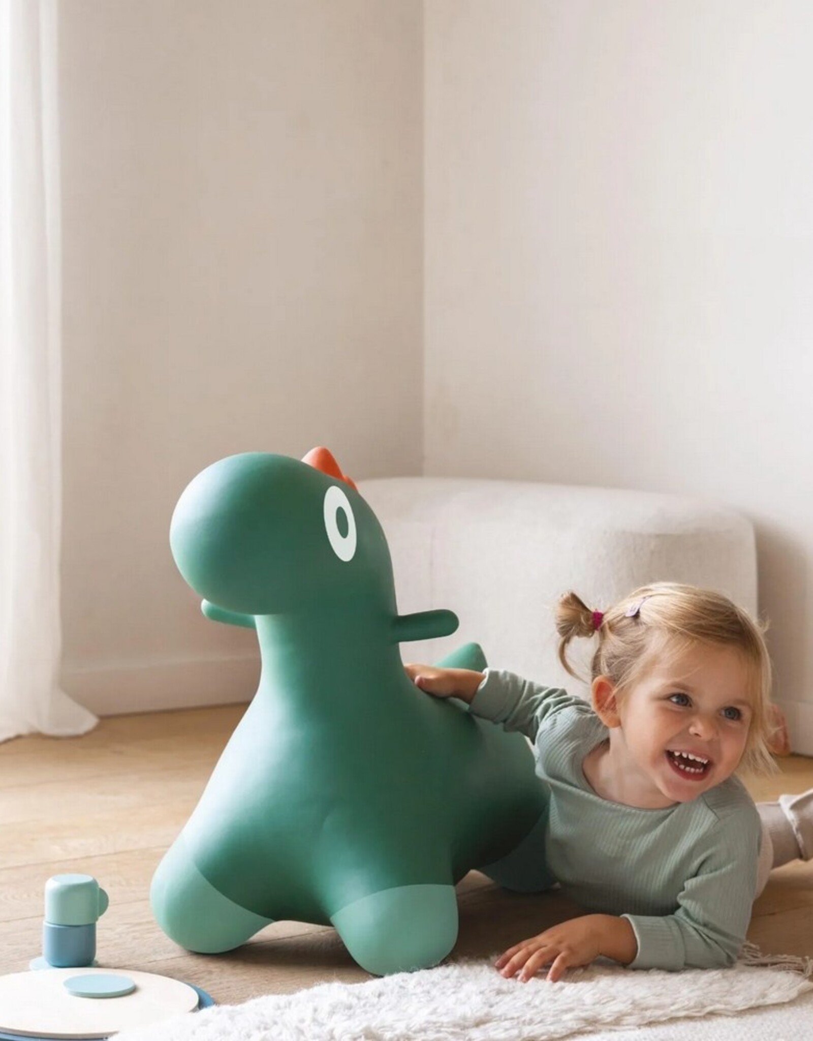 Quut Hoppi Bouncing Dino Green