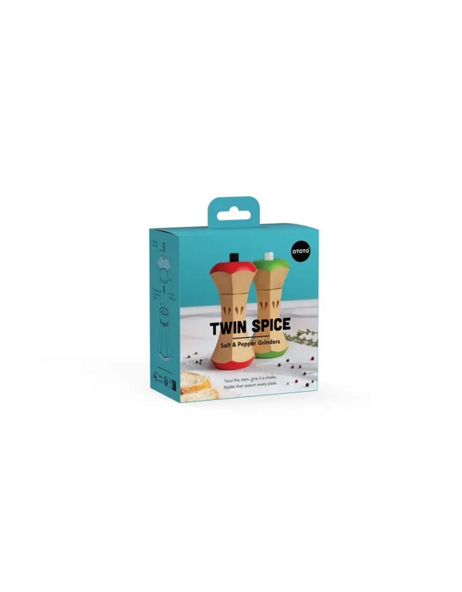 Ototo Peper- en zoutmolen Twin Spice