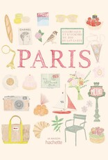 Hachette Livre Kleur- en stickerboek Paris