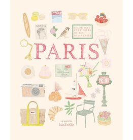Hachette Livre Kleur- en stickerboek Paris