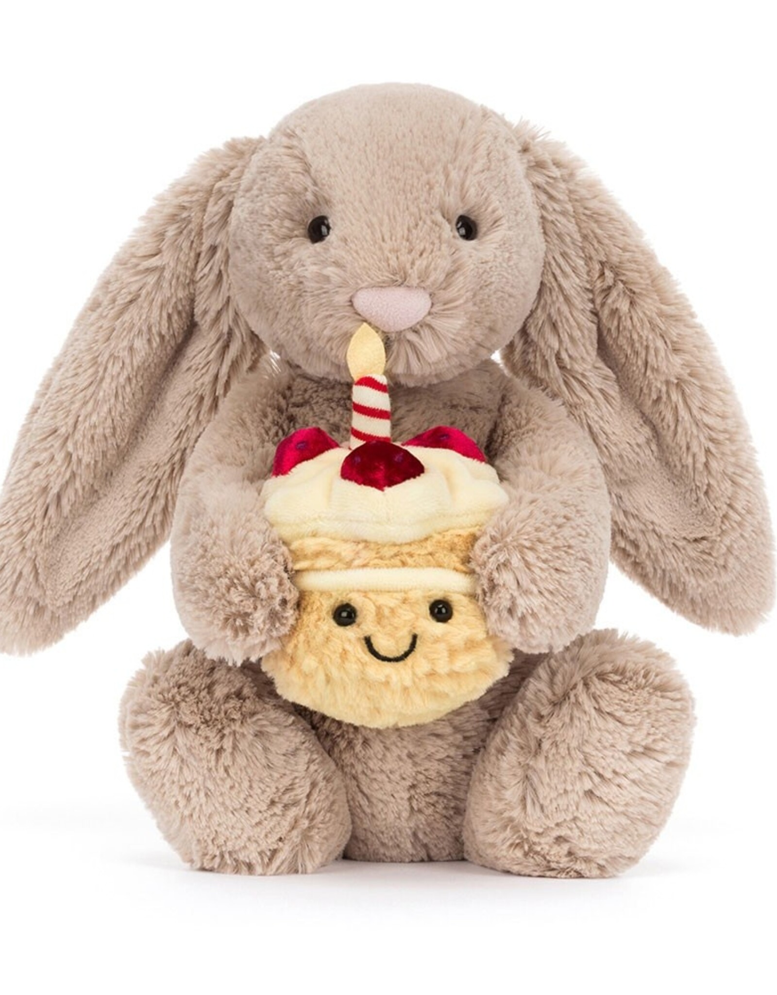 Jellycat Knuffel Bashful Beige Bunny Birthday