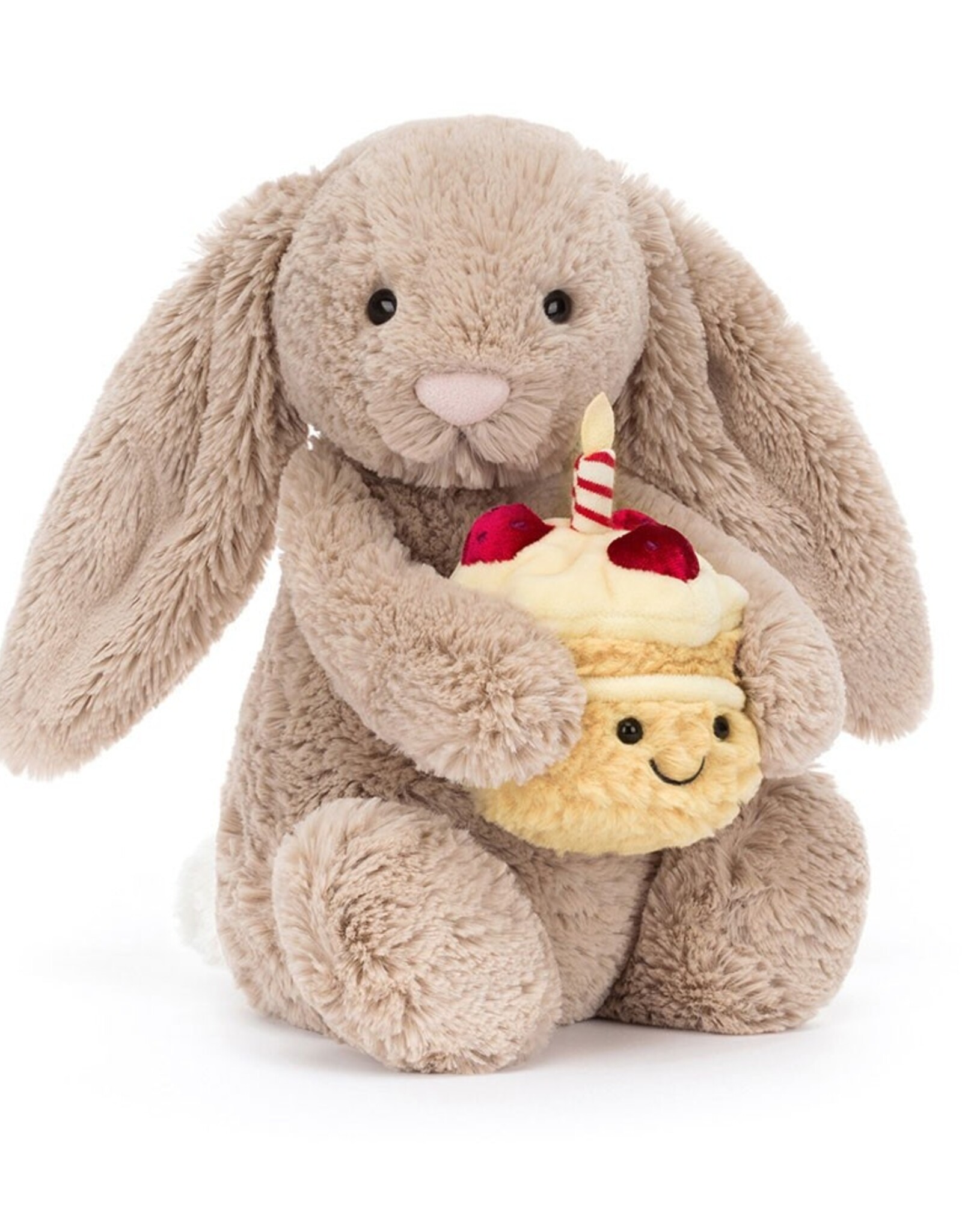 Jellycat Knuffel Bashful Beige Bunny Birthday