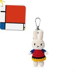 Just Dutch Sleutelhanger Nijntje Mondriaan