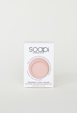 SOAPI Magnetische Zeephouder + Zeep  + Kroonkurk Roze