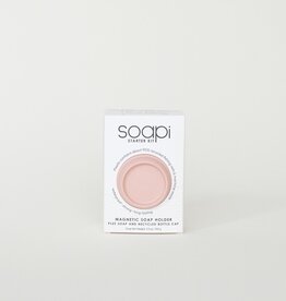 SOAPI Magnetische Zeephouder + Zeep  + Kroonkurk Roze