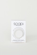 SOAPI Magnetische Zeephouder + Zeep  + Kroonkurk Wit