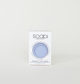 SOAPI Magnetische Zeephouder + Zeep  + Kroonkurk Lavendel