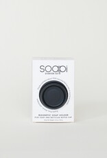 SOAPI Magnetische Zeephouder + Zeep  + Kroonkurk Zwart