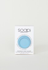 SOAPI Magnetische Zeephouder + Zeep  + Kroonkurk Blauw