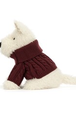 Jellycat Munro Sccottie Dog Winter Jumper
