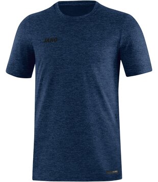 T-shirt Premium Basics Marine gemeleerd