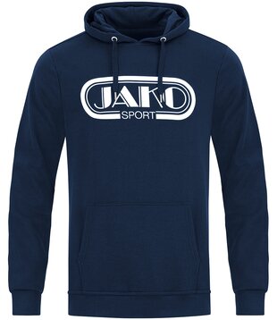 Sweater met kap Retro marine