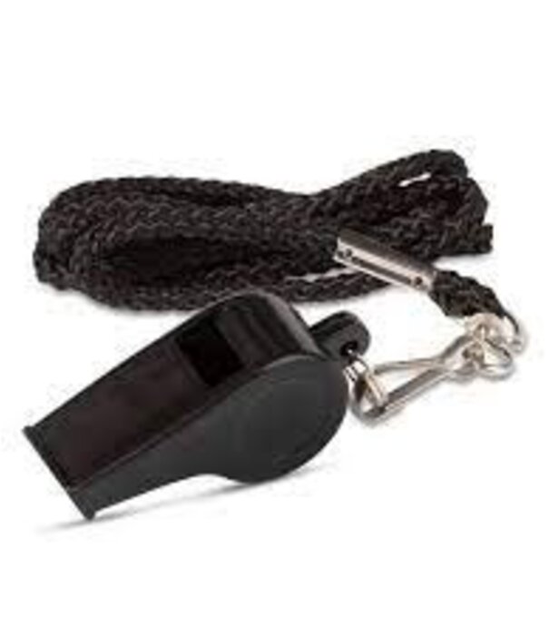 Select Referee whistle + lanyard