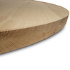 Tischplatte Eiche rund nach Maß - 4 cm dick (2-lagig) - Eichenholz rustikal - Durchmesser: 30 - 180 cm - Eiche Tischplatte rund massiv - verleimt & künstlich getrocknet (HF 8-12%)