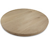 Tischplatte Eiche rund nach Maß - 4 cm dick (2-lagig) - Eichenholz A-Qualität - Durchmesser: 30 - 180 cm - Eiche Tischplatte rund massiv - verleimt & künstlich getrocknet (HF 8-12%)
