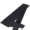 Tischbeine Metall X Form - schwarz - 10x10 cm - 78 cm breit - 72 cm hoch - schwarze X-Esstischbeine aus beschichtetem Stahl