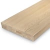 Leimholzplatte Eiche nach Maß - 6 cm dick (3-lagig) - Eichenholz A-Qualität- Sandgestrahlt - Eiche Massivholzplatte - verleimt & künstlich getrocknet (HF 8-12%) - 15-120x20-350 cm