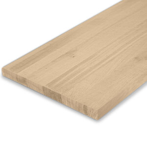 Leimholzplatte Eiche - nach Maß - Sägerau-Optik - 4 cm - rustikal Leimholzplatte Eiche - nach Maß - Sägerau-Optik - 4 cm - rustikal