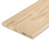 Leimholzplatte Eiche nach Maß - 3 cm dick - Eichenholz rustikal - Eiche Massivholzplatte - verleimt & künstlich getrocknet (HF 8-12%) - 15-120x20-350 cm