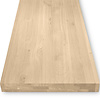 Leimholzplatte Eiche nach Maß - 6 cm dick (3-lagig augedoppelt - Hohl) - Eichenholz rustikal - Eiche Holzplatte - verleimt & künstlich getrocknet (HF 8-12%) - 15-120x20-350 cm