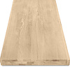 Leimholzplatte Eiche nach Maß - 6 cm dick (3-lagig) - Eichenholz A-Qualität- Eiche Holzplatte - verleimt & künstlich getrocknet (HF 8-12%) - 15-120x20-260 cm