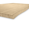 Tischplatte Eiche - mit Baumkante (Optik) - nach Maß - 4 cm dick - Eichenholz A-Qualität - Eiche Tischplatte massiv mit natürlichen Baumkant - verleimt & künstlich getrocknet (HF 8-12%) - 50-120x50-230 cm