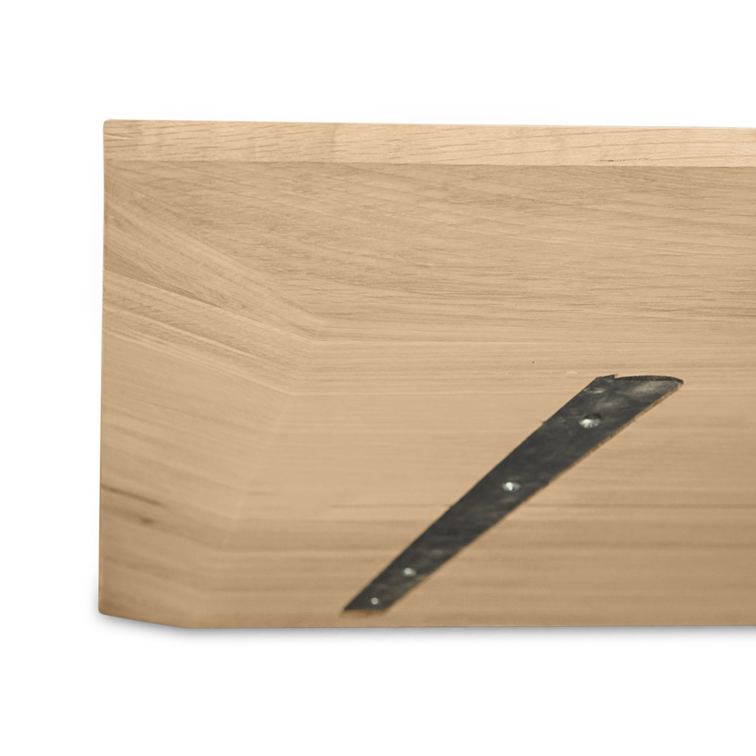  Tischplatte Eiche - Schweizer Kante - nach Maß - 3 cm dick - Eichenholz A-Qualität - Eiche Tischplatte massiv - verleimt & künstlich getrocknet (HF 8-12%) - 50-120x50-350 cm