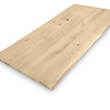 Tischplatte Wildeiche baumkante - 3 cm dick - verschiedene Größen -Asteiche (rustikal) - Gebürstet - Eiche Tischplatte mit  natürlichen Baumkant - Verleimt & künstlich getrocknet (HF 8-12%)