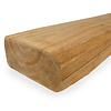 Alte Eichenbalke (gealtert) 70x140 mm - Gehobelt, gebürstet & geräuchert - Europäisches Eichenholz rustikal - natürlich getrocknet (HF 20-25%)