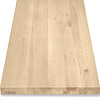 Leimholzplatte Eiche nach Maß - 6 cm dick (2-lagig) - Eichenholz rustikal - Eiche Holzplatte - verleimt & künstlich getrocknet (HF 8-12%) - 15-120x20-350 cm