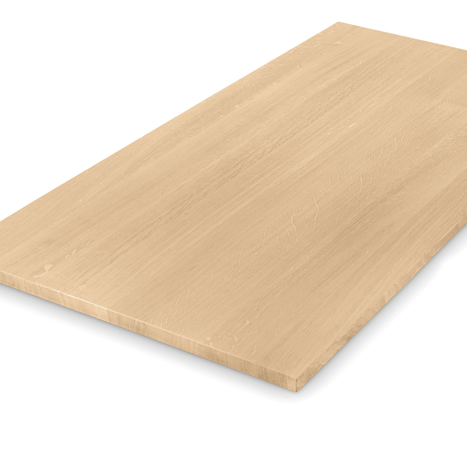  Tischplatte Eiche nach Maß - 2,3 cm dick - Eichenholz A-Qualität - Eiche Tischplatte massiv - verleimt & künstlich getrocknet (HF 8-12%) - 50-120x50-350 cm