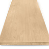 Tischplatte Eiche nach Maß - 6 cm dick (2-lagig) - Eichenholz A-Qualität - Eiche Tischplatte - verleimt & künstlich getrocknet (HF 8-12%) - 50-120x50-350 cm